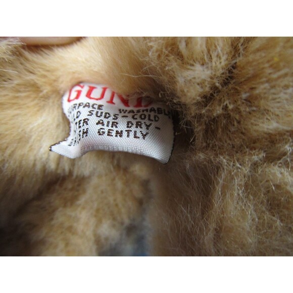 Gund Muttsy Puppy Dog Plush 14” Sueded Paws Plush Vtg 1985 w/Plastic Tag - Picture 6 of 9